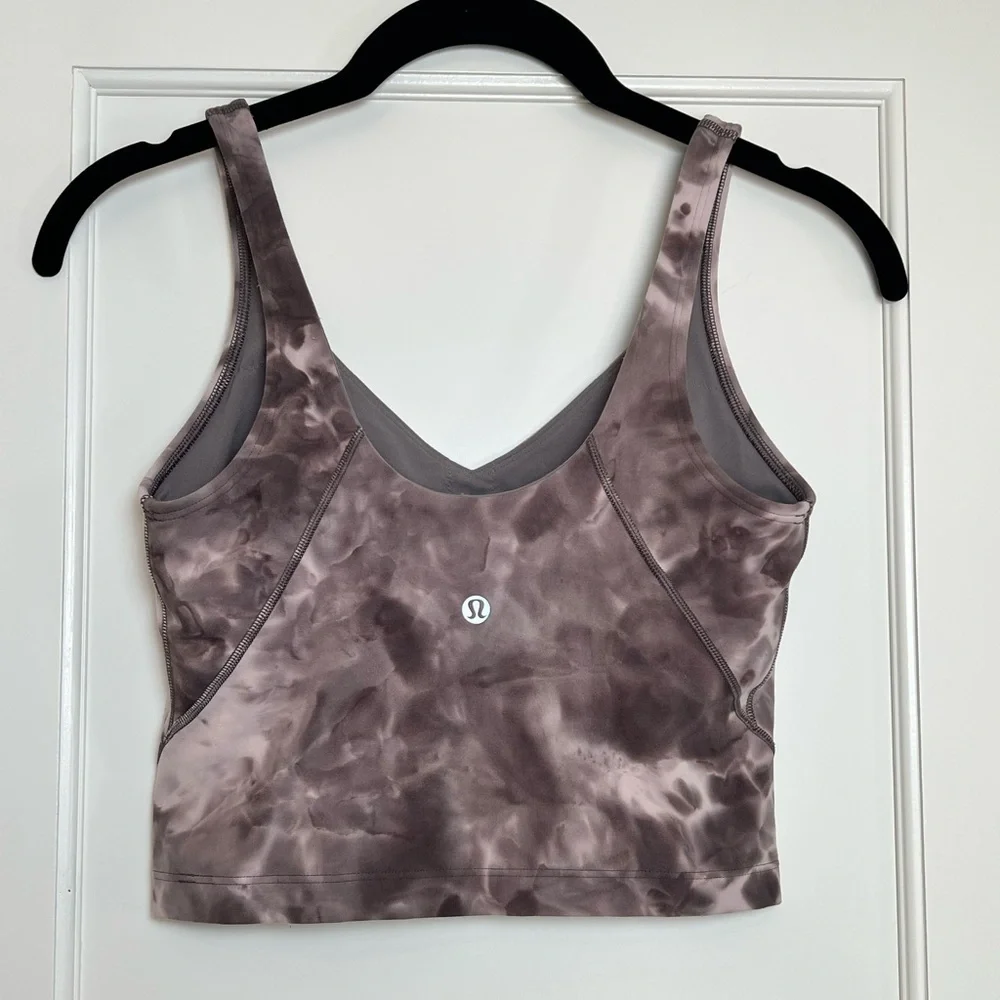 Lululemon Align Tank Top, Diamond Dye Pitch Grey/Graphite Grey (4)